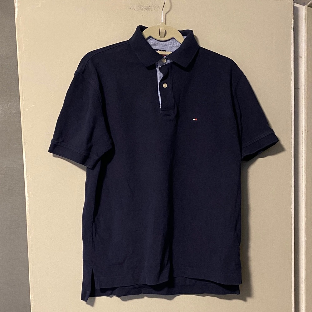 Tommy Hilfiger Dark Blue Polo Shirt for Men
